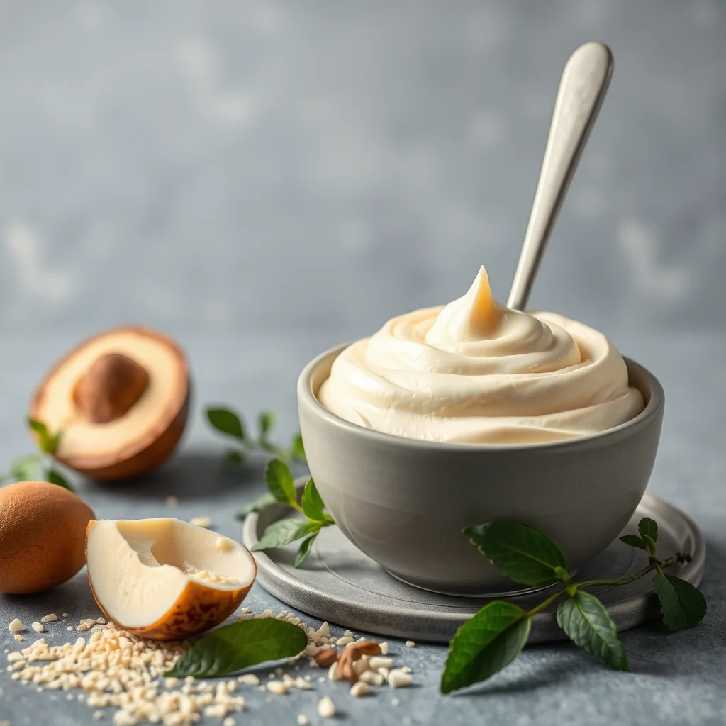 Ilustración de Mousse keto de mantequilla de
