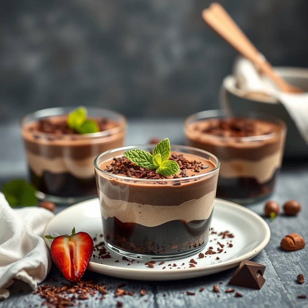 Ilustración de Postres keto faciles con choco