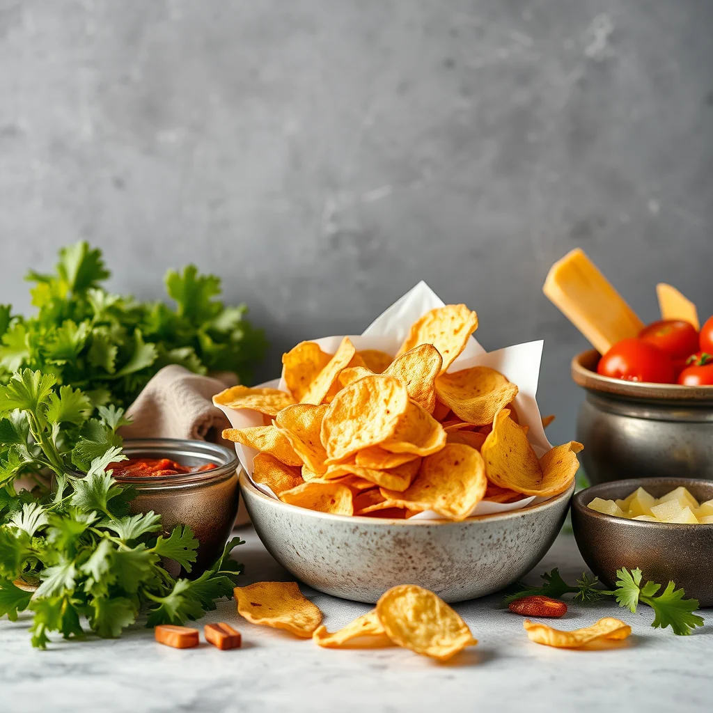 Ilustración de Recetas de chips de vegetales 