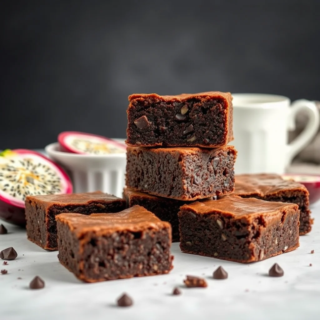 Ilustración de Keto brownies con monk fruit: 